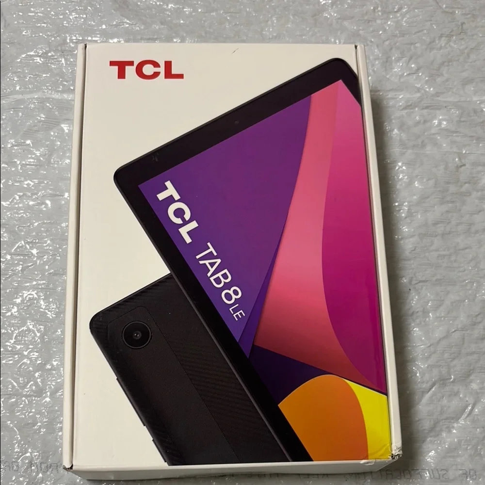 TCL Black Tablet Sleek Design with Vibrant Display